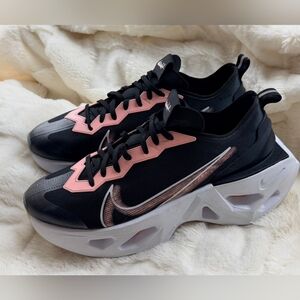 Nike ZoomX Vista Grin- Women’s Black & Pink Platform Running Sneakers